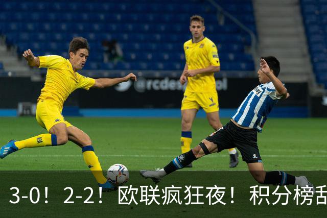 3-0！2-2！欧联疯狂夜！积分榜乱了：米兰惨败跌至第24，尤文第7